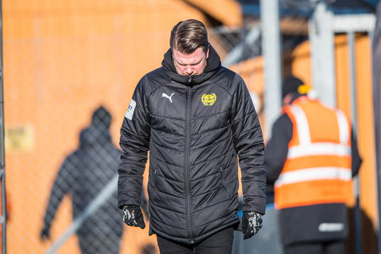 Mjällbys tränare Christian Järdler