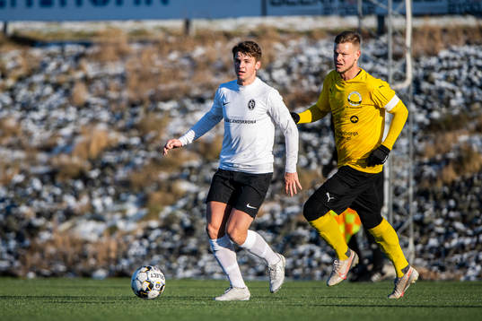 Landskronas Emil Jönsson och Mjällbys David Löfquist