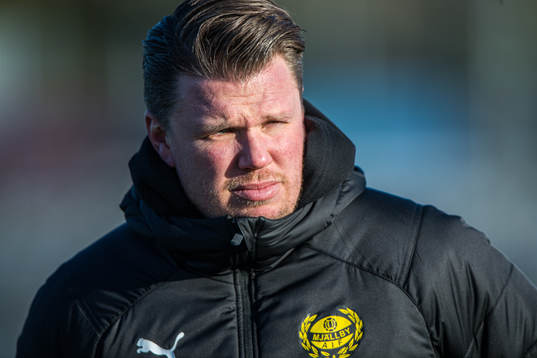 Mjällbys tränare Christian Järdler