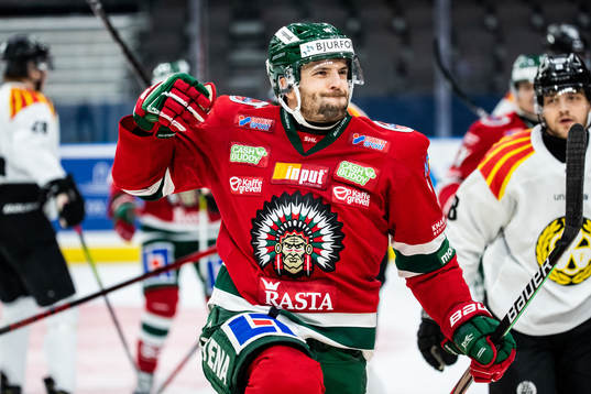 Frölundas Stefan Elliot jublar