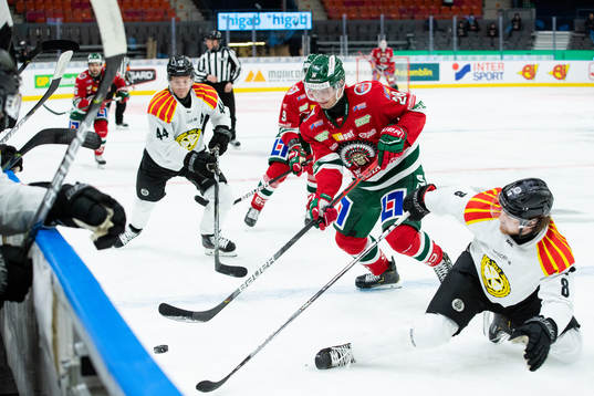 Frölundas Johan Sundström och Brynäs John Nyberg