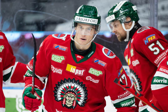 Frölundas Robin Alvarez jublar
