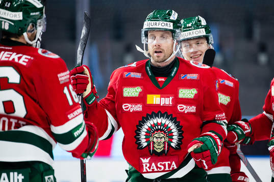 Frölundas Jan Mursak jublar