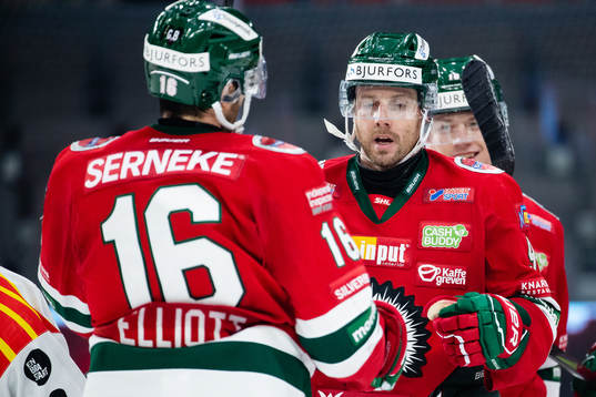 Frölundas Jan Mursak jublar