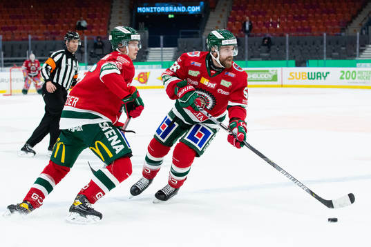 Frölundas Mattias Norlinder och Jonathan Sigalet