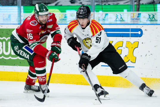 Frölundas Stefan Elliott och Brynäs Tomi Sallinen