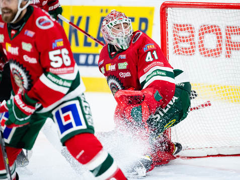 Frölundas målvakt Niklas Rubin