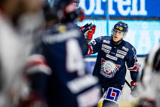 Linköpings Patrik Lundh jublar