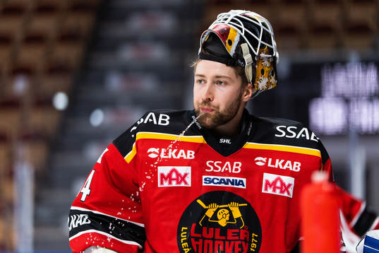 Luleås målvakt Joel Lassinantti