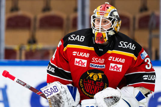 Luleås målvakt Joel Lassinantti