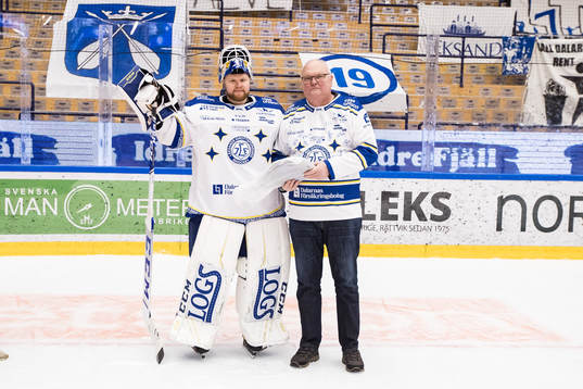 Leksands målvakt Janne Juvonen utsedd till matchens lirare