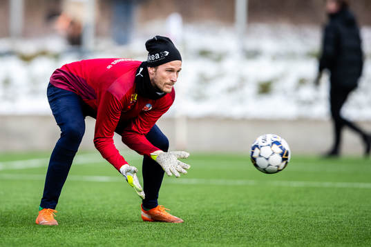 Helsingborgs målvakt Anders Lindegaard
