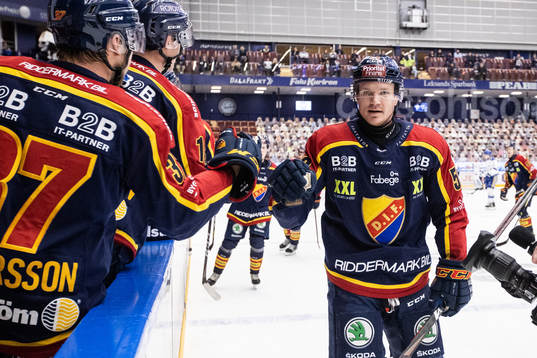 Djurgårdens Tobias Ekberg jublar