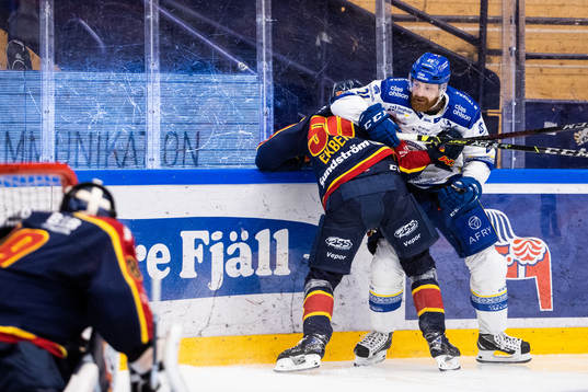 Djurgårdens Tobias Ekberg och Leksands Mattias Ritola