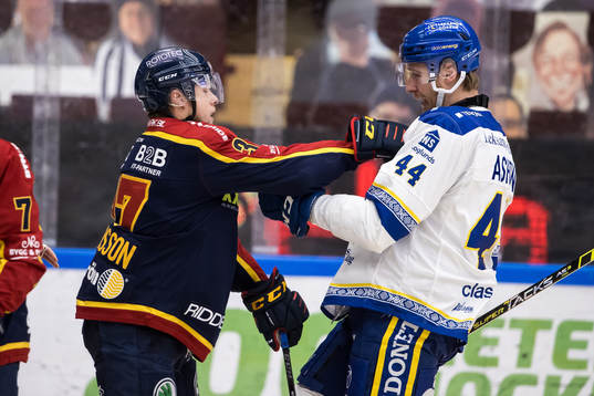 Djurgårdens Jesper Pettersson och Leksands Carter Ashton
