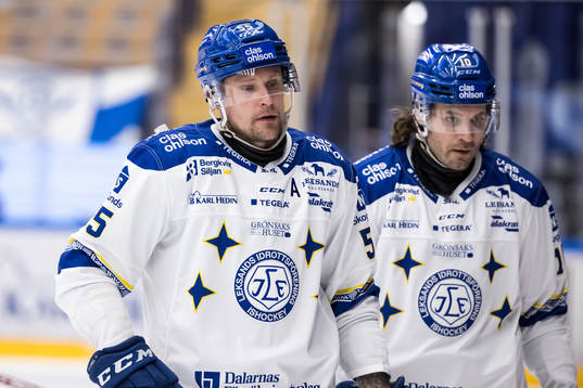 Leksands Jonas Ahnelöv och Leksands Johan Fransson