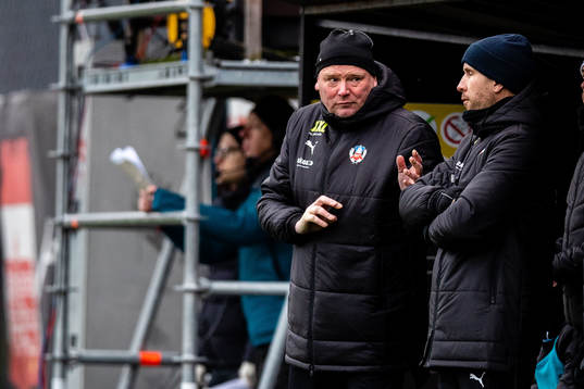 Helsingborgs tränare Jörgen Lennartsson och assisterande