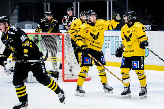 Västerås William Wikman och Steven Iacobellis jublar