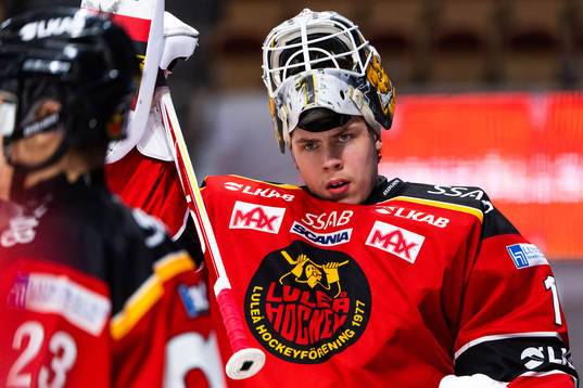 Luleås målvakt Jesper Wallstedt