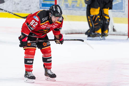 Luleås Chris Desousa deppar