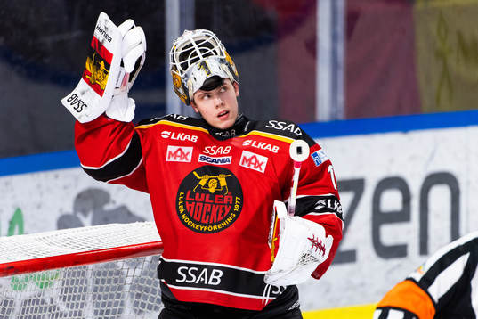 Luleås målvakt Jesper Wallstedt