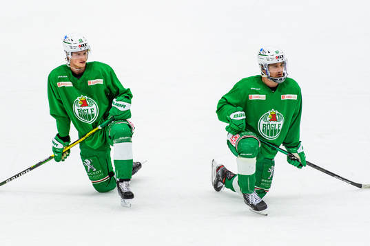 Thimo Nickl och Leon Bristedt