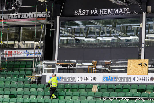 Ombyggnation pågår i Catena Arena