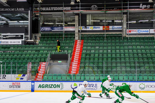 Ombyggnation pågår i Catena Arena