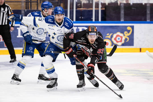 Leksands Jon Knuts och Örebros Christopher Mastomäki