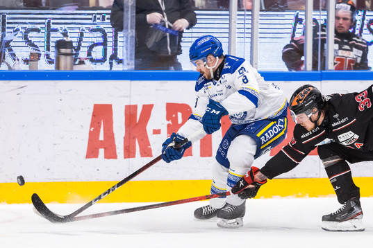 Leksands Matt Caito och Örebros Christopher Mastomäki