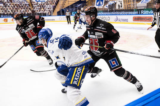 Örebros Gustav Backström och Leksands Oskar Lang