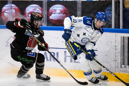 Örebros Rasmus Rissanen och Leksands Johan Fransson