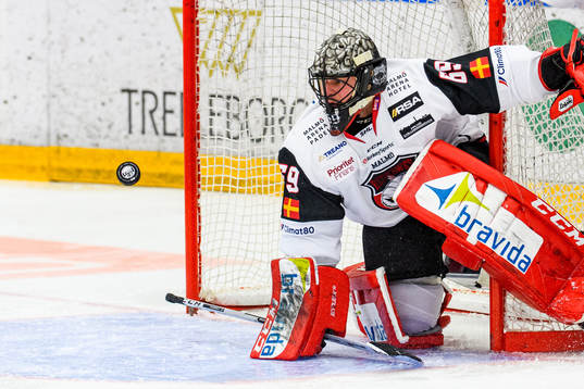 Malmö Redhawks målvakt Oscar Alsenfelt