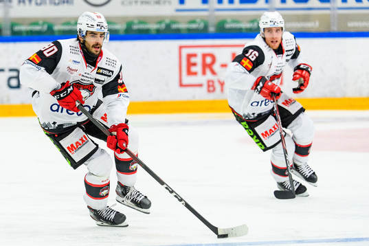Malmö Redhawks Joseph Veleno och Matias Lassen