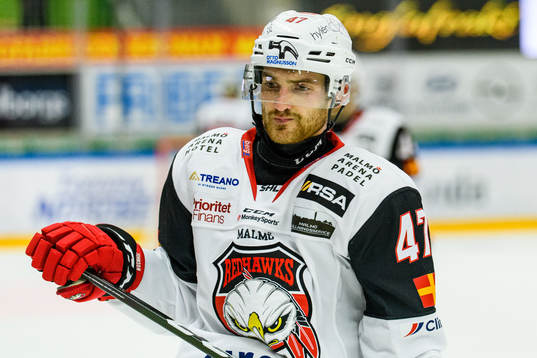 Malmö Redhawks Adam Johnson deppar