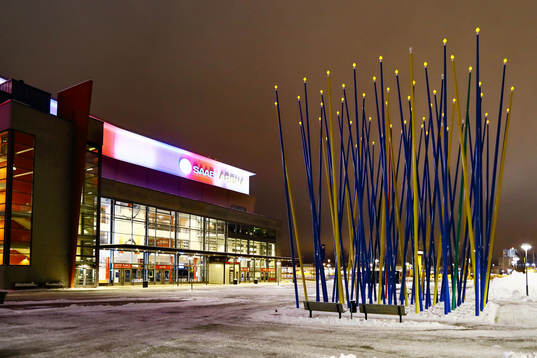 SAAB Arena före ishockeymatchen i SHL mellan Linköping