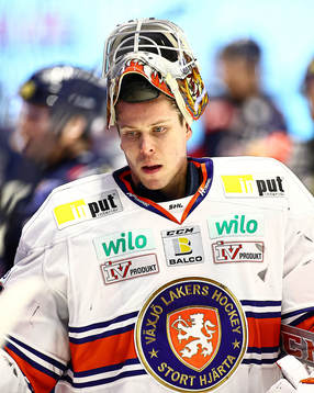 Växjös målvakt Viktor Fasth