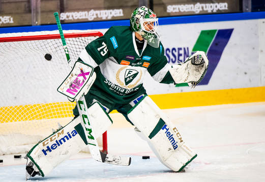 Färjestads målvakt Arvid Holm