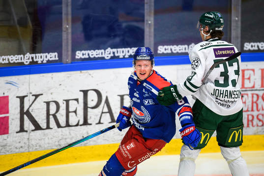 Oskarshamns Fredrik Olofsson jublar