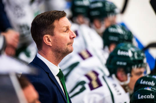 Färjestads huvudtränare Johan Pennerborn