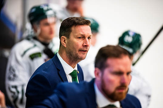 Färjestads huvudtränare Johan Pennerborn