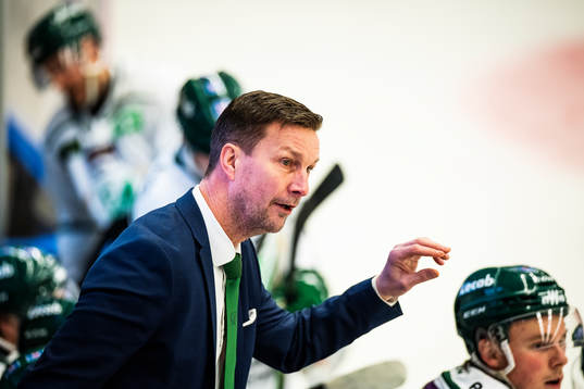 Färjestads huvudtränare Johan Pennerborn
