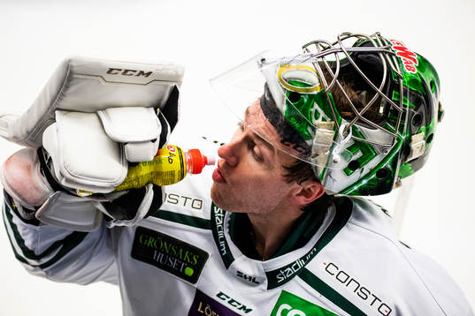 Färjestads målvakt Henrik Haukeland