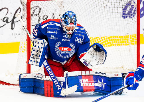 Oskarshamns målvakt Joe Cannata