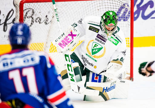 Färjestads målvakt Henrik Haukeland