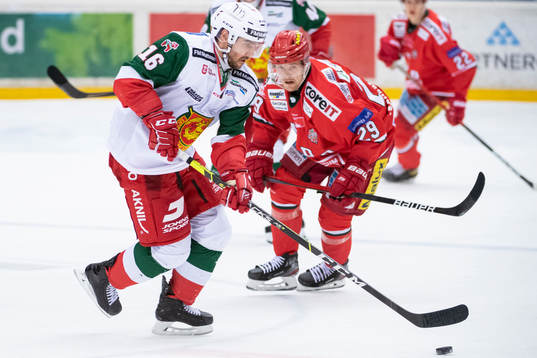Moras Ludvig Larsson och Modos Mikkel Aagaard