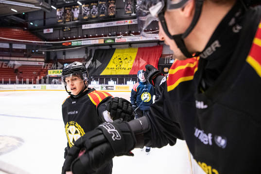 Brynäs Daniel Mannberg jublar