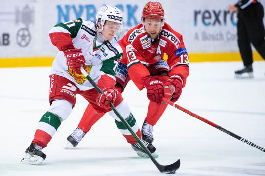 Moras Isak Pantzare och Modos Johan Harju