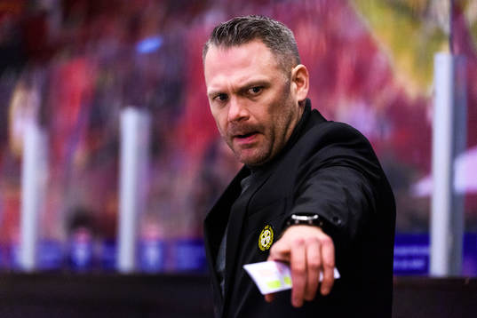 Brynäs assisterande tränare Mikael Holmqvist