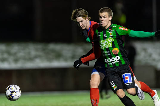 Tvååkers Hugo Svensson och Varbergs Victor Karlsson